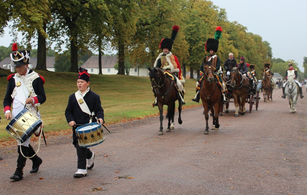 L'arrivée au château