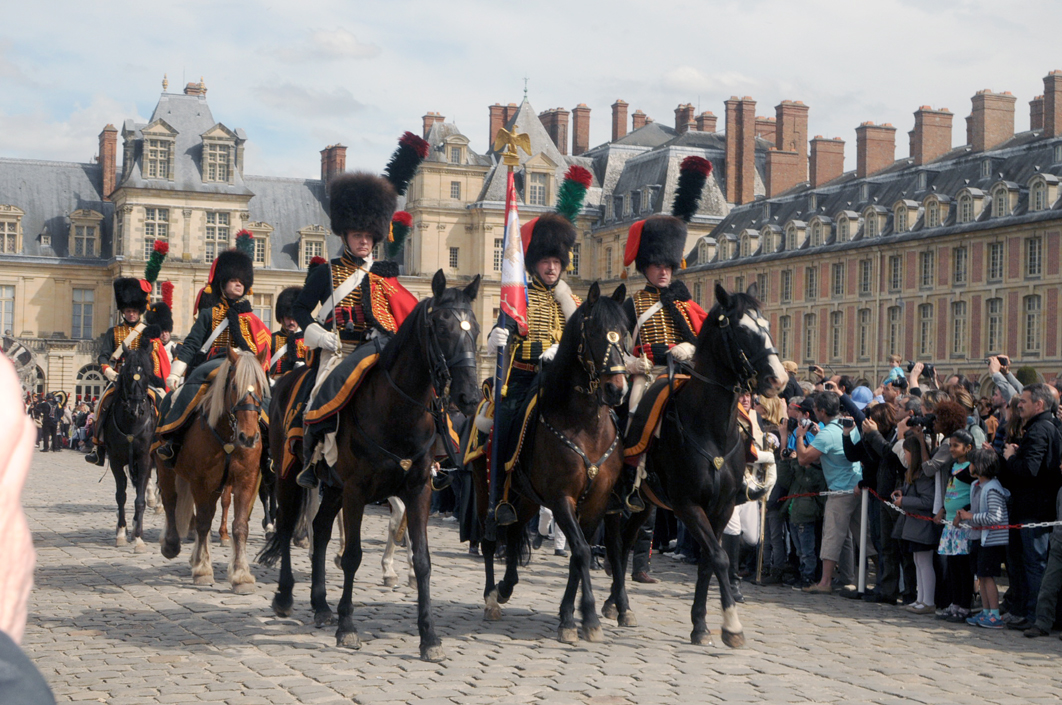 La garde au Guidon du 10ème escadron des Chasseurs à Cheval